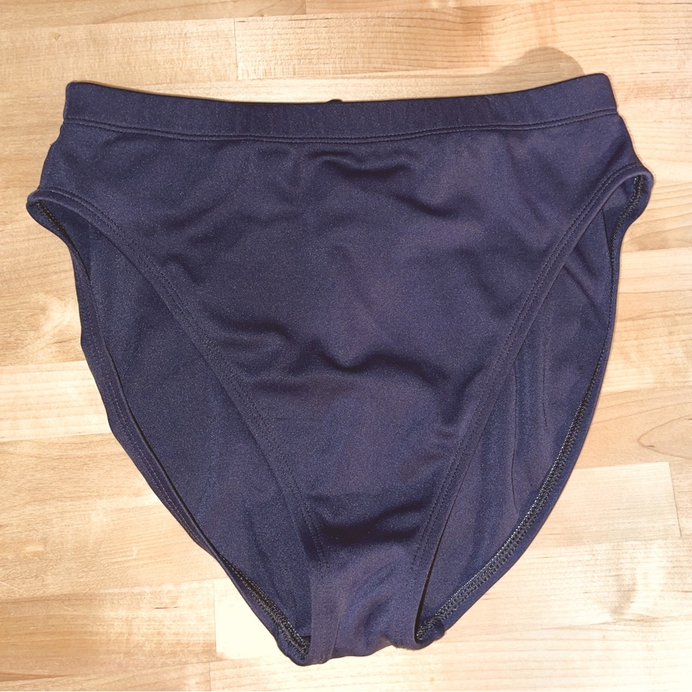 La Blanca USA high rise black bikini bottoms
